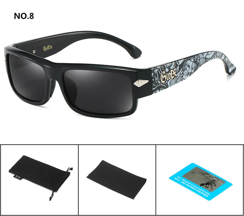 GCOTX 2025 New Fashion Polarized Sunglasses UV400 Protection Men Women Retro Classic Driving Outdoor 9 Colors Model 722