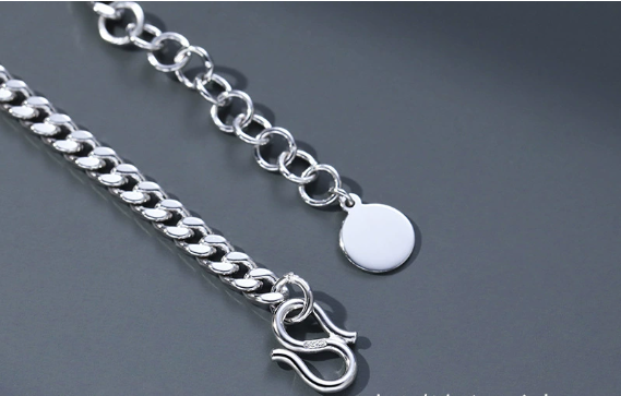 Elegant Thai Silver Men's Bracelet