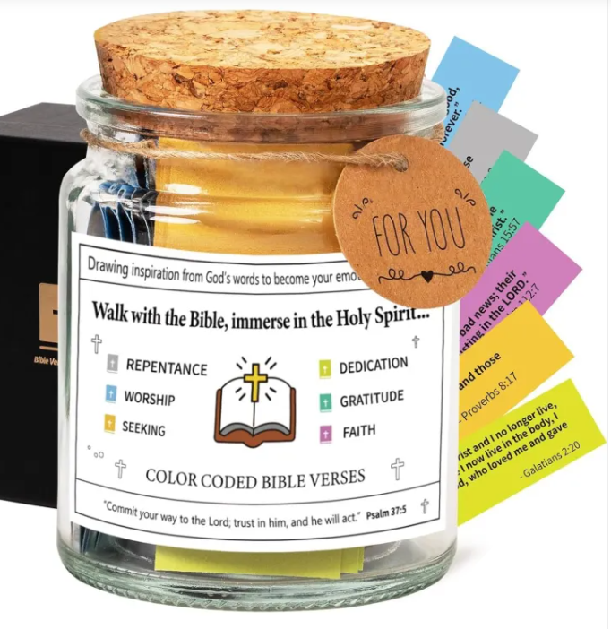 Inspirational Bible Verse Jar
