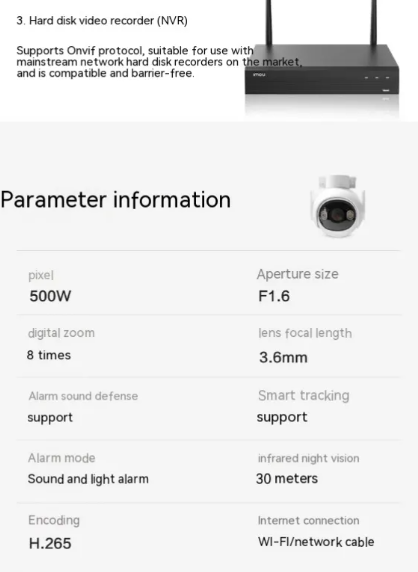 5MP HD Weatherproof Security Camera