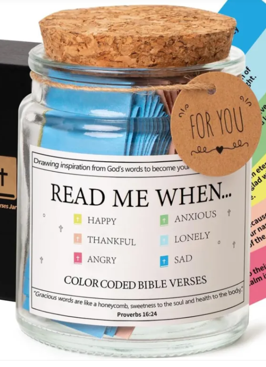 Inspirational Bible Verse Jar