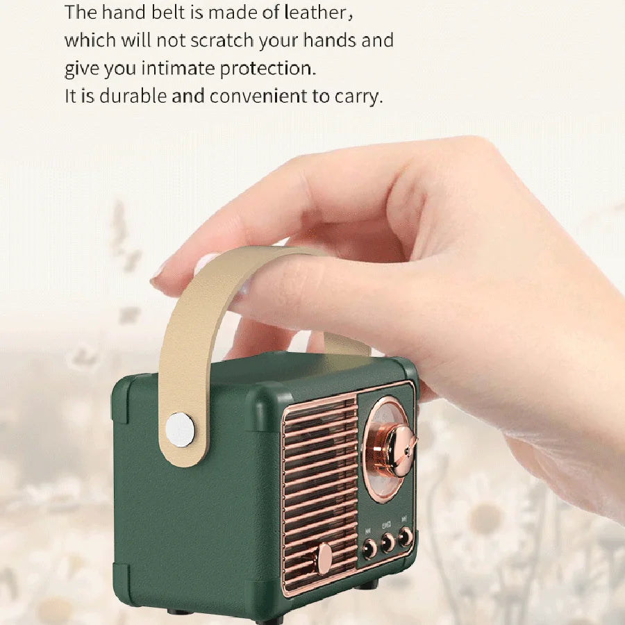 Caixa De Som Bluetooth Speaker Portable Sound Box Music Wireless Radio FM Mini Bocina Mp3 Coluna Column Blootooth Audio Baffle