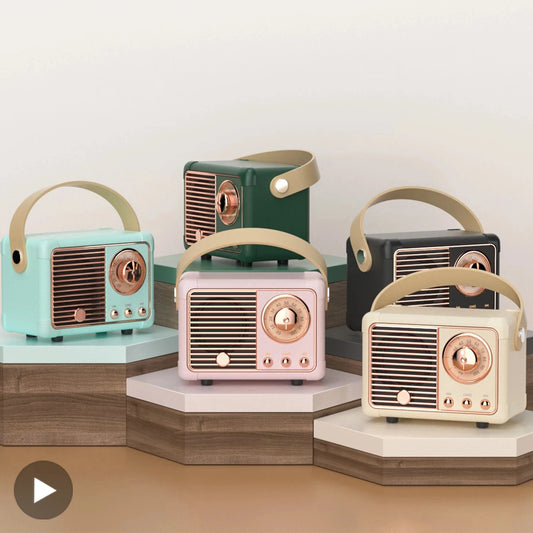 Caixa De Som Bluetooth Speaker Portable Sound Box Music Wireless Radio FM Mini Bocina Mp3 Coluna Column Blootooth Audio Baffle