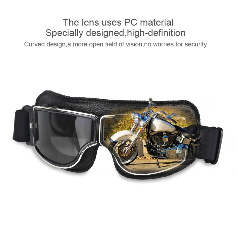 Retro Helmet Goggles For Motorcycle Universal Motocross Glasses With Breathable Hole Sunglasses Accessories Motorcycle Glasses