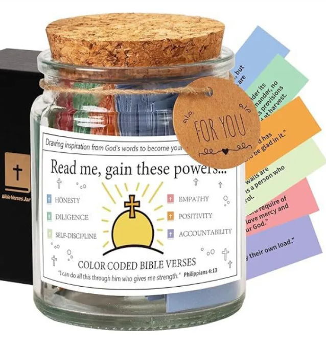 Inspirational Bible Verse Jar